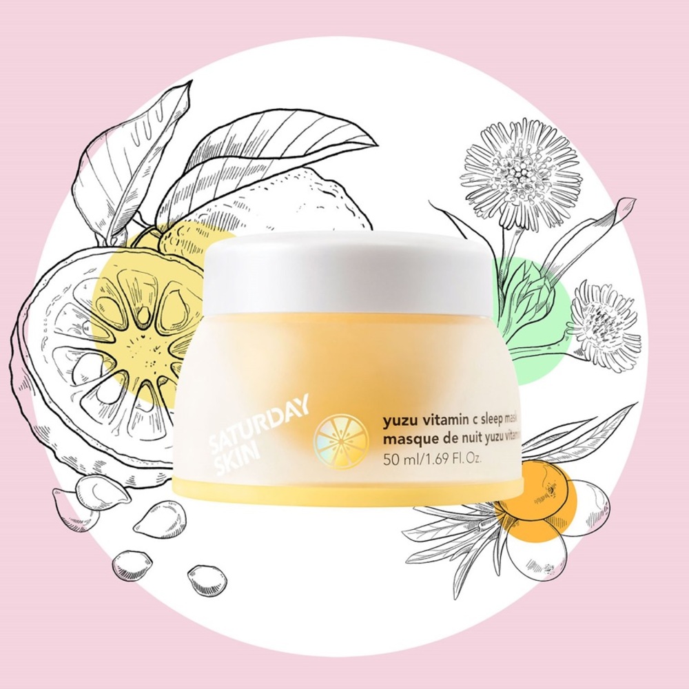NEW Saturday Skin Yuzu Vitamin C Sleeping Mask